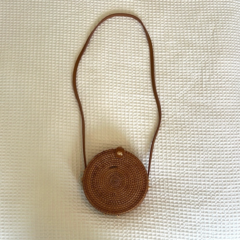 Urban Outfitters Round Rattan Bag